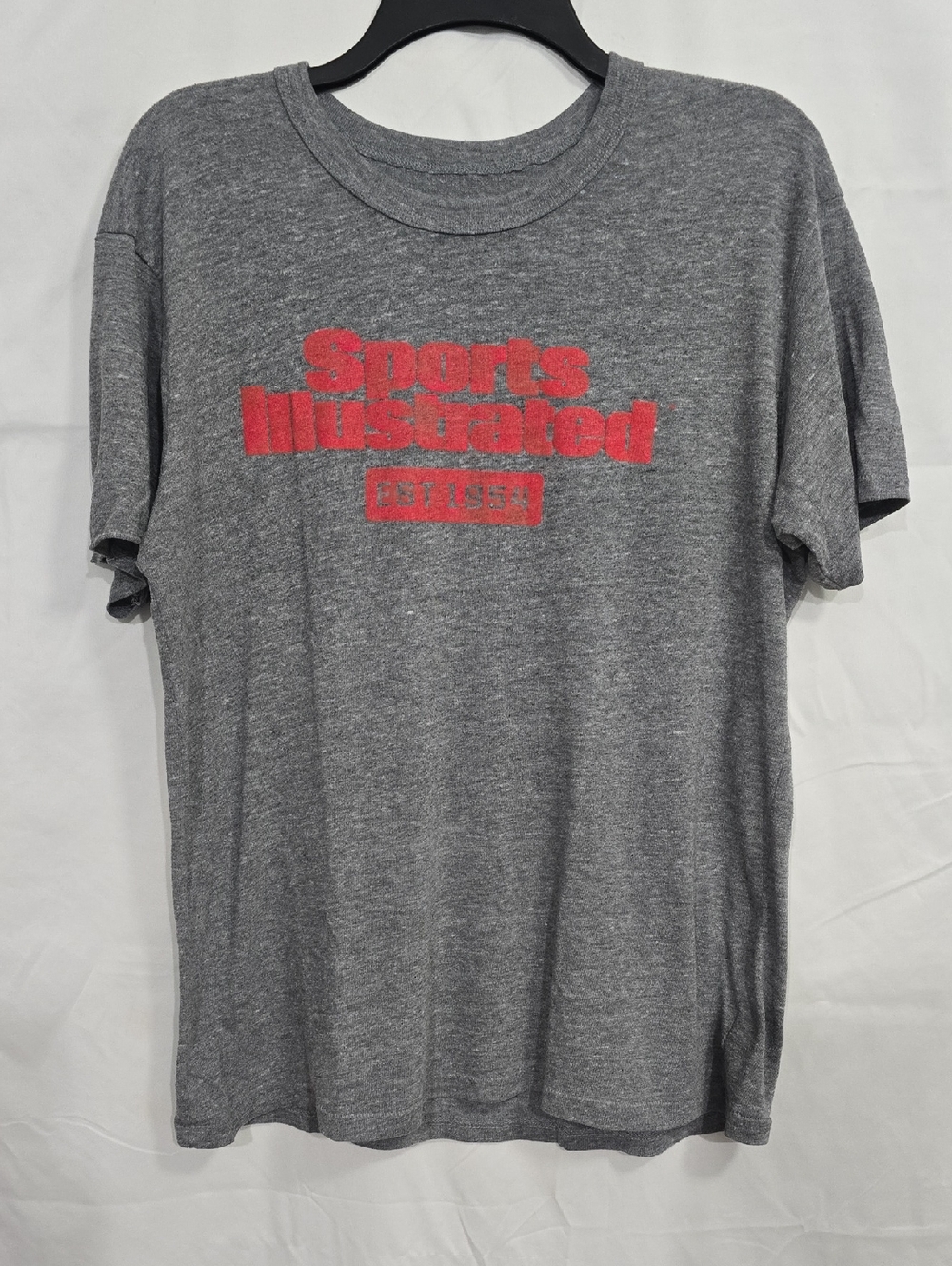 Sports Illustrated Womens XL Gray Short Sleeve Tee w/ Graphics
